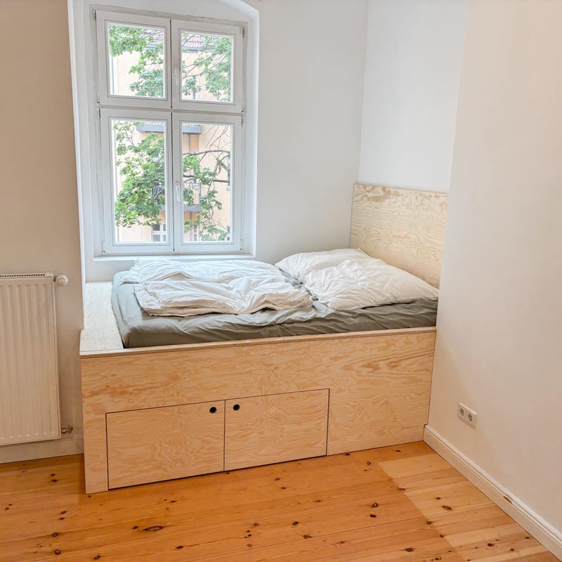 Podestbett mit Stauraum - Tischler, Zimmerer und Schreiner aus Berlin